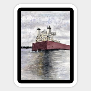 Sault Locks Freighter Sticker